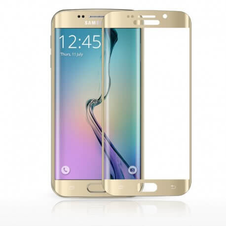 straight ahead Survival reap Folie sticla securizata Samsung Galaxy S6 Edge Gold | Modern GSM