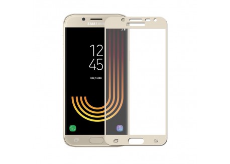 To emphasize thousand edge Folie Samsung J3 2017 Folie Sticla Full Cover 3D Securizata Gold | Modern  GSM